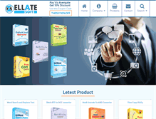 Tablet Screenshot of ellatesoft.com